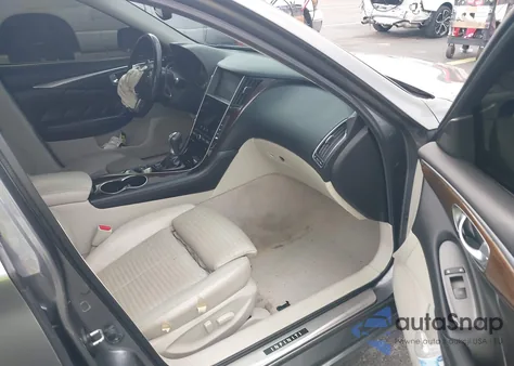 2015 Infiniti Q50 Sport z USA, uszkodzony, nr VIN JN1BV7AP7FM338952